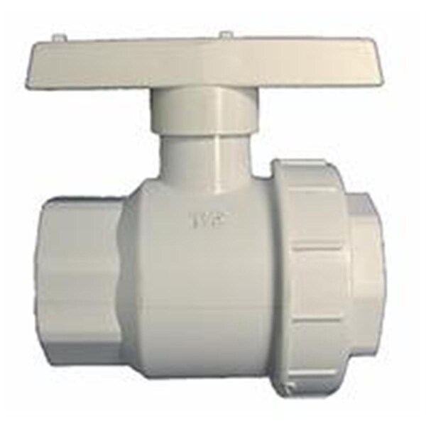 American Granby 1.5 in. Socket PVC Union Ball Valve PV1450112 - main